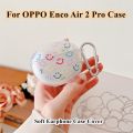 Original For OPPO Enco Air 2 Pro Transparent cartoons Silicone Earphone Case Cover. 