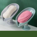 Newstyle Leaf Shape Soap Box Drain Soap Holder Box Bathroom Shower Soap Holder Dish Storage Plate Tray Bathroom Supplies Bathroom Gadget. 