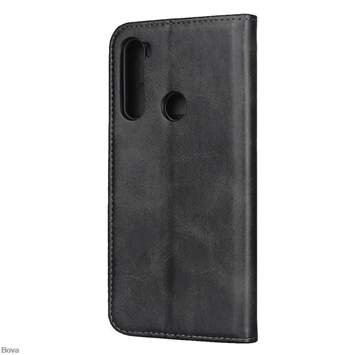 For Xiaomi Redmi Note 8 - Full Protective Premium Soft Leather Front and Back Kickstand Flip Cover Case For Xiaomi Redmi Note 8