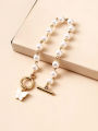 Korean Jewellery Beautiful White Butterfly Pearl Bracelet Jewellery For Girls Latest New Trendy Design Bracelet For Girl. 