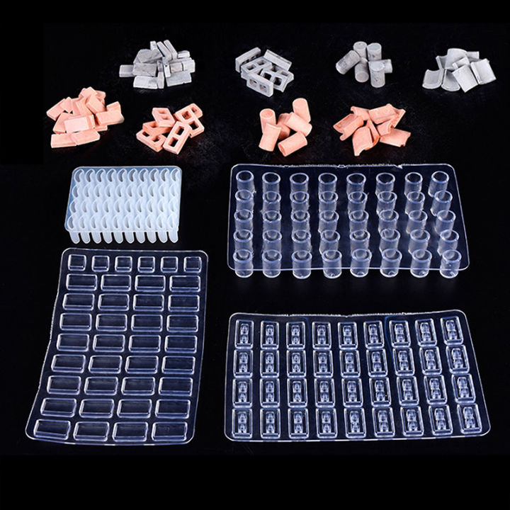1Set Sand Table Building Making Mini Brick Silicone Mold Model Brick Handmade Set DIY Home Decoration MIO Super Store