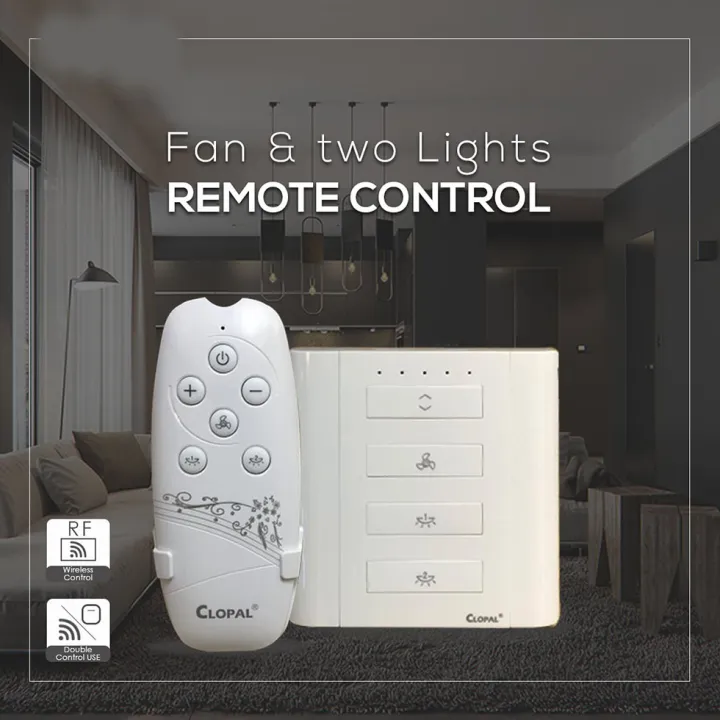 Clopal%204%20Channels%20On/Off%20220V%20Lights%20&%20Fan%20Remote%20Control%20Switch%20-%20Brand%20Quality%20Product%20-%20Image%202