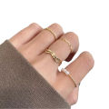 Trendy Trendy Korean Pack of 5 Rings For Girls Set Korean Design Rings Set For Girls Valentines Day Gift For Lovers Girl. 