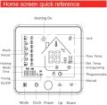 Smart Thermostat BHT-002GA Programmable Water Heating Thermostat with Backlight LCD Display for Smart Home, Compatible with Alexa(White). 