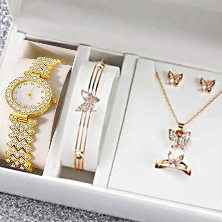 Women's%20Quartz%20Watch%20with%20Diamond%20Butterfly%20Bracelet%20&%20Necklace%20Set%20-%20Fashion%20Metal%20Watch,%20Girl's%20Jewelry%20Accessories%20-%206pcs%20-%20Image%202