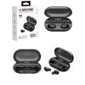 TWS T2 Wireless HEADSET, T2 Bluetooth, Wireless EARBUDS With 1500mAH Powerbank, Bluetooth 5.0,IPX5 Waterproof, Led Power Display, Hifi Sound Quality, HD Calling. 