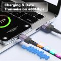 HEEMAX 120W USB C Cable Type C Fast Charging Wire For Huawei P60 P50 P40 Pro Xiaomi OPPO Realme POCO Samsung 7A USB C Data Cord. 