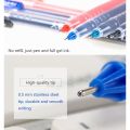 1 gel pen super-capacity fine tip 0.5mm/0.38mm ultra-smooth writing quick-drying ink pen. 