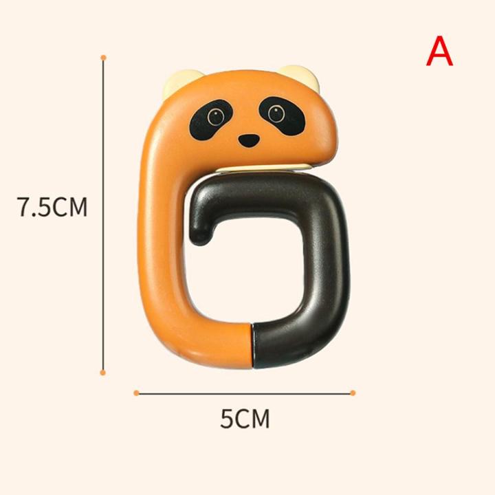 Portable Plastic Bag Animal Hook for Hanging Decorative Table Purse Bag Hooks