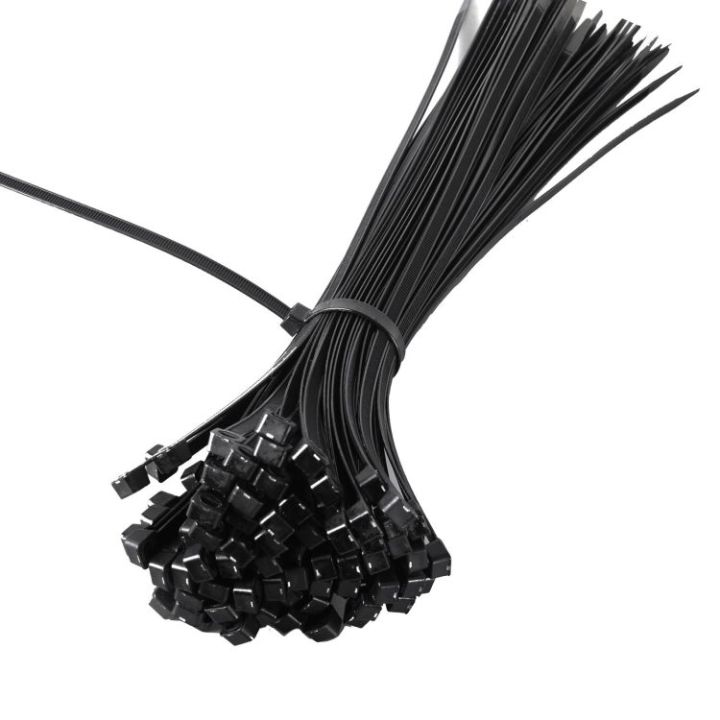 Cable Tie white Clip Nylon Cable Tie Wire Zip Ties Self Locking 6 Inch ( 100 Piece Packet )