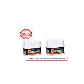 Cosmic Hard wax Made in Korea with Applicator sponge inside Pack of 2