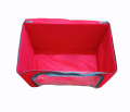 CUSTOMIZE with wooden flap,Large Storage Bags, Storage Bag Clothes Storage Box Bins Foldable Closet Organizers Storage Containers with Durable Thick Fabric for Blanket Comforter Clothing Bedding(24x15x15)inch. 