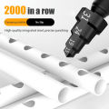 Triangular Drill Bit Professional Pvc Pipe Reaming Drill Bit for Socket Saver Rustproof Corrosion Resistant Tool for Pipe Fitting Heavy Duty Design Upgraded 4-point Drill Bit. 