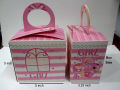 Pack of 12 pcs. Baby Girl announcement boxes for mithai & chocolates, new born baby girl boxes, mithai boxes, chocolate boxes. 