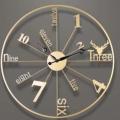 Wall Clock Smooth Machine Wall Clock Hanging Wall Clock for Home Interior and Decor. 