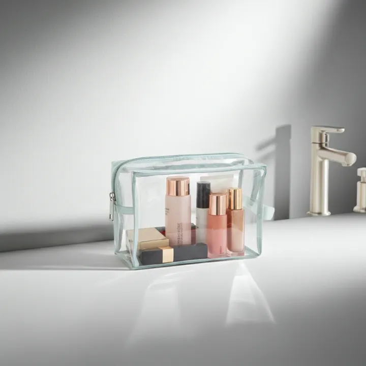 Cosmetic%20Bag%20Organizer%20Makeup%20Storage%20Jewellery%20Vanity%20Box%20(Transparent)%209X5X5%20Inch.%20-%20Image%209