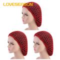 Crochet Hair Net Stylish Tangle-free Hair Nets Set of 3 Perfect for Shower Sleep Crochet Hats Hand Woven Mesh for Easy Use Southeast Asian Buyers' Favorite Medium Length Hair Net. 