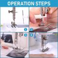 Sewing Machine Needles, 60Pcs Universal Ballpoint Sewing Machine Needles Sewing Machine Accessories for Denim Jeans. 