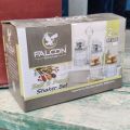Falcon Spice 2-Piece Salt and Pepper Shaker Set with Stunning Stand. 