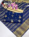 Fashion Vista Pure Organza Bunch 3 PC Unstitched Suit With Organza Zari Lining Dupatta and Maysori Trouser - Unstitched Fabric For Women - Dress For Girls - Dress For Women - 06 Colors. 