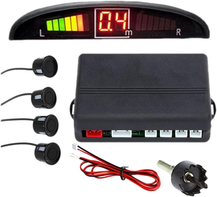 NEW 4 Parking Sensors LED Display Car Reverse Backup Radar System