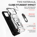 For Apple iPhone 13 Pro Max Phone Case, 2022 New Push Window Magnetic Car Mount Anti-Fall Hard Cover. 