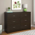 6 Drawer Chester dark brown. 