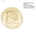 Commemorative Trump Coin Golden Trump Mugshot Commemorative Coin Double Sided Collectible Souvenir Fine Crafted Proof Coin Trump Commemorative Coin. 