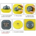 HOOMIN Motion Undercover Mouse Fabric Moving Feather Electric Cat Toy Plate Automatic Interactive Pet Toy For Cat Kitty 4 Speeds. 