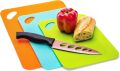 3pc Flexible Non slip cutting mat anti-slip kitchen cutting board mats. 