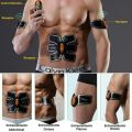 Body Mobile-Gym 6 Pack EMS Tummy Flatter, Weight loss Muscle Fitness Kit 6 Pack Abs Pad. 