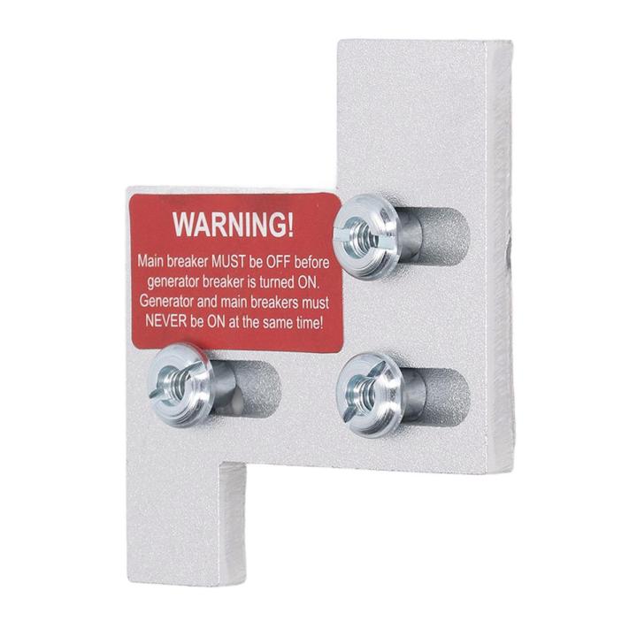 Generator Interlock Kit, Generator Interlock Switch Long Lasting Corrosion Resistant  for Household Appliances