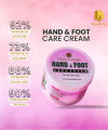 Cheek and chin hand and foot whitening cream. 