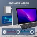 Mac Book Pro Charger-100W USB C Fast Charger Power Adapter Compatible with MacBook Pro 16,15,14 Inch, MacBook Air 13 Inch, iPad Pro 2022/2021/2020/2019, iPhone 14/13 Included 7.2ft USB C to C Charge Cable (AE100 US Plug). 