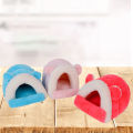 Hamster Bed Hand Washable Super Soft Pet Accessories Winter Small Animal Cushion Nest for Rodent. 