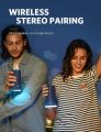Soundcore Flare Wireless Speaker by Anker, Waterproof Party Speaker with 360° Sound, Enhanced Bass & Ambient LED Light, IP67 Waterproof and 12-Hour Battery Life-Blue. 