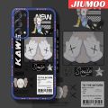 JIUMOO Case For OPPO Reno 4 Case Colorful Fashion Cool Brand Shockproof Square Edge Silicone Casing Full Lens Cover Camera Protect Cases Softcase. 