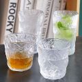 Drinkware Glass Set of 6 – Frosted glacier Glassware set. 