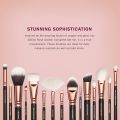 ZOEVA Makeup Brushes Pure Synthetic & Natural Complete Makeup Brush Set,  Includes 15 Face and Eye Makeup Brushes-High Quality With Pouch Girls And Women -Soft Makeup Brushes. 