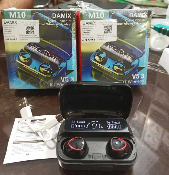 M10 AirBuds Wireless Bluetooth Earphones