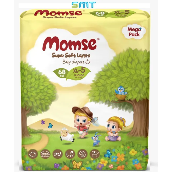 Momse%20Diapers%20Mega%20Pack%20Size%205no%20XL%2012-17kg%20(68%20Pcs%20Pack)%20-%20Image%202