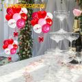 Love Balloon Set Romantic Valentine's Day Balloon Set Love Heart Balloons Decoration for Wedding Christmas Birthday 16pcs Diy Party Supplies Valentine Day Decorations. 