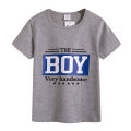 Children's clothing wholesale one piece dropshipping new middle and large children's summer sweat-absorbing T-shirt casual tops for boys and girls. 