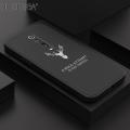 Hontinga for Xiaomi Mi 9T Case Soft Silicone Square ELK Deer Reindeer Phone Cases Full Cover Camera Shockproof Protection Rubber Case. 