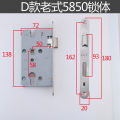Old-fashioned 58 series lock body accessories room door lock body bedroom universal indoor wooden door lock body bedroom door lock body. 