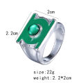 Fashion Superhero Green Lantern Ring Silver Plated Ring For Men Replica Men Jewelry Class Ring Gifts. 
