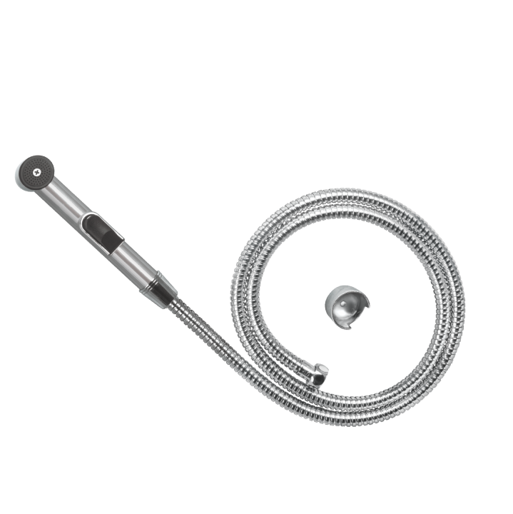Muslim Shower Complete Set - Head +  Pipe + Holder Toilet Shower