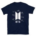 BTS Signature Casual Cotton T-Shirt for Women and Girls – Ladies Top Tee, Available in Multiple Sizes. 
