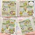 4Cm*5M Colorful Border Washi Tape Decorative Scrapbooking Sticker Label Cartoon Girl Masking Tape Stationery School Supplies. 