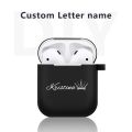 Custom Airpods 2 Case Luxury DIY Design Name Love Heart Funda Silicone Cover For Airpods Pro Case Cute Pod Earphone Accessories. 
